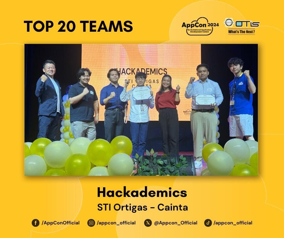 Top 20 Finalists - AppCon Hackathon 2024