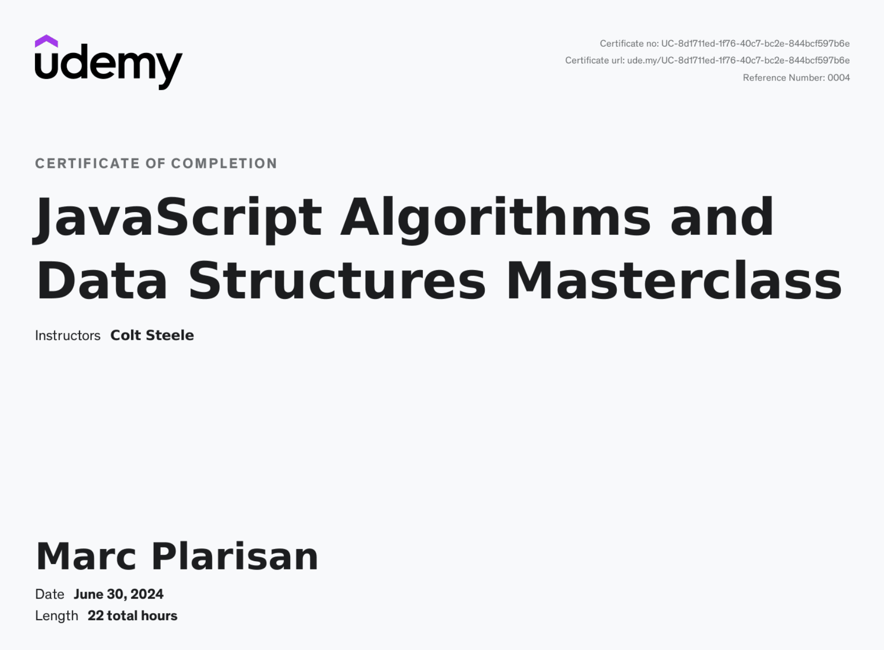 Data Structures and Algorithms